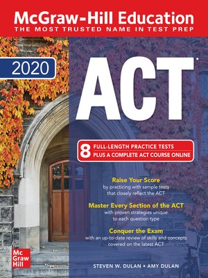 cover image of McGraw-Hill ACT 2020